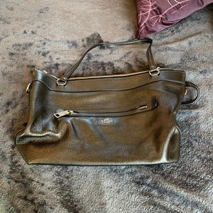 Metallic Coach bag